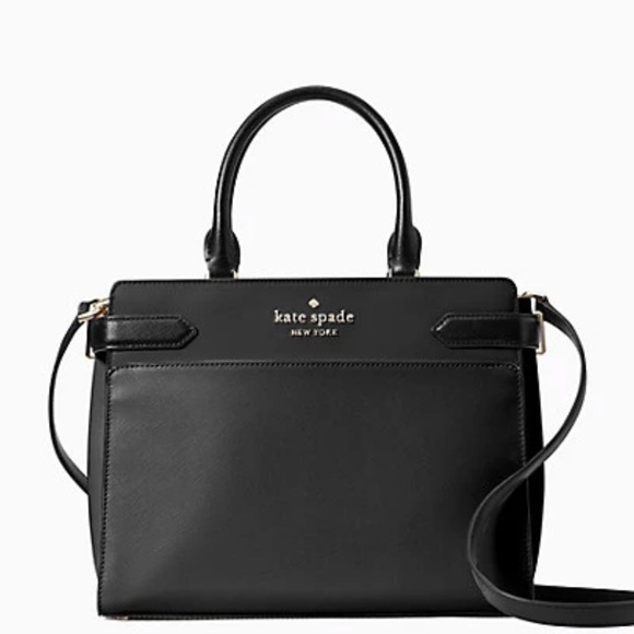 Kate Spade Staci Medium Satchel Black - Picture 2 of 16
